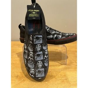 Skechers Star Wars Sith Lord Darth Vader Slip On Canvas Shoes Black/Gray Size 12